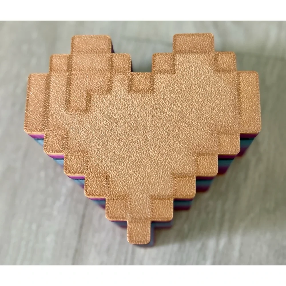 3D Printed‎ Frustration Heart Jewelry Box Valentines Gift